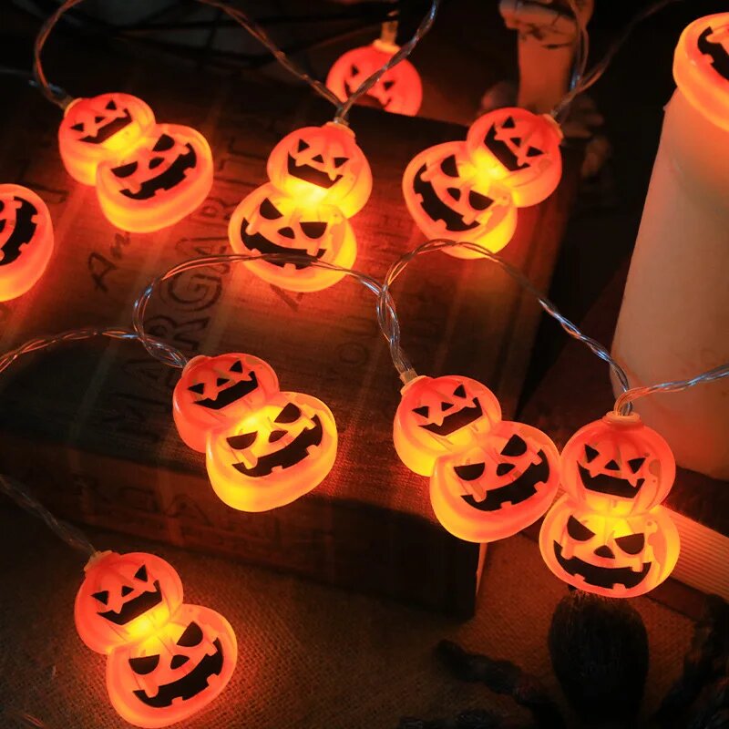 Halloween Led String Lights Orange - Luces de Cadena LED de Halloween