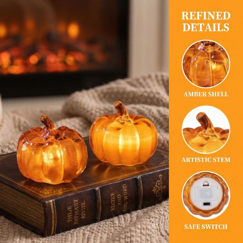 Halloween Pumpkin Decor Led - Nuevas decoraciones de Halloween para el