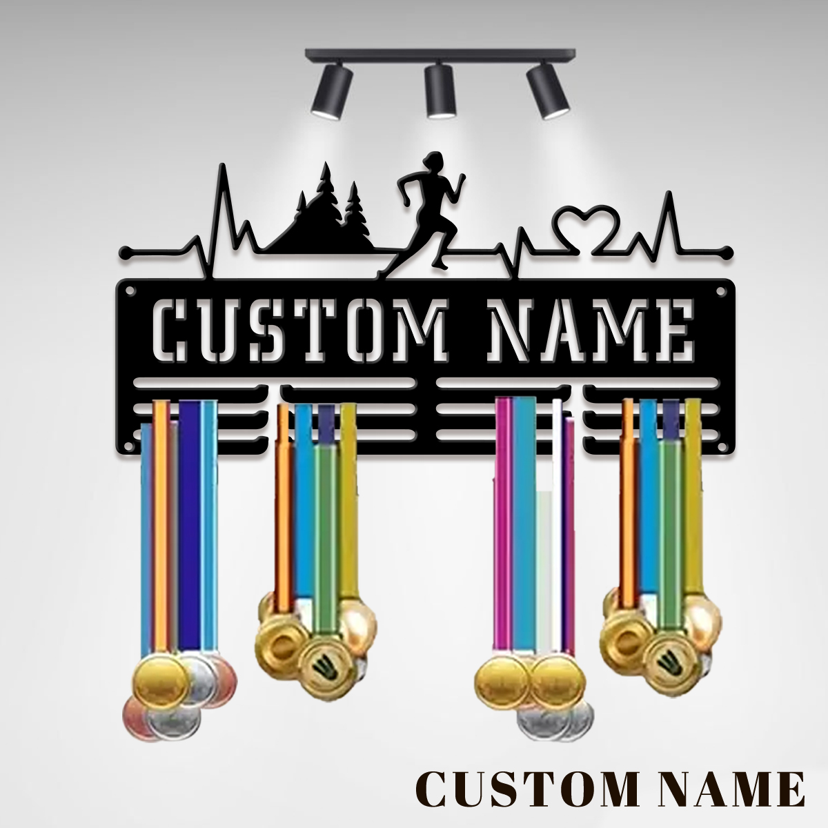 Halloween Party Supplies - Expositor de Medallas Deportivas de Metal