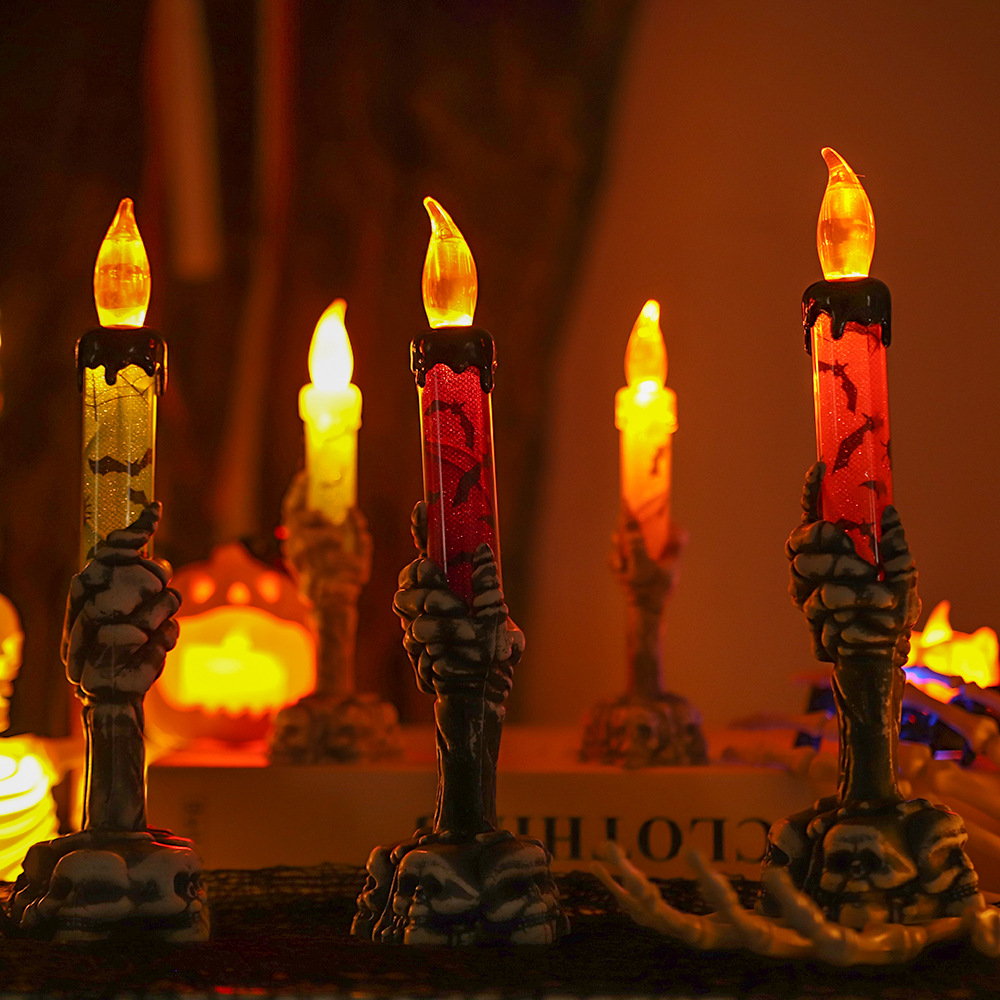 Halloween Pumpkin Decor Led - Vela LED con Forma de Mano