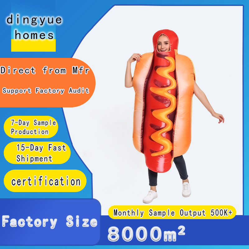 Halloween Costume Adult - Disfraz de Hot Dog para Adultos,