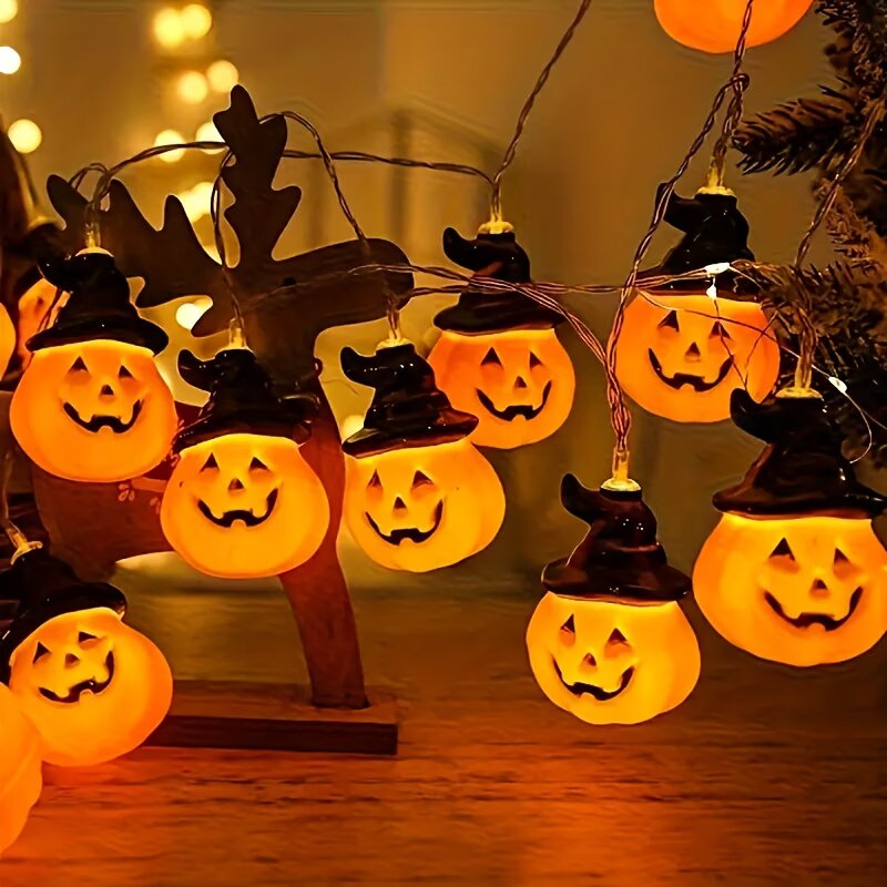 Guirnalda de luces LED con for - Halloween Led String Lights Orange reseña y precio