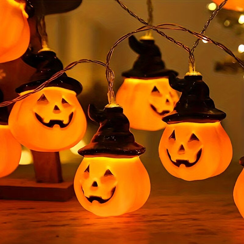 Guirnalda de luces LED con for - Halloween Led String Lights Orange reseña y precio