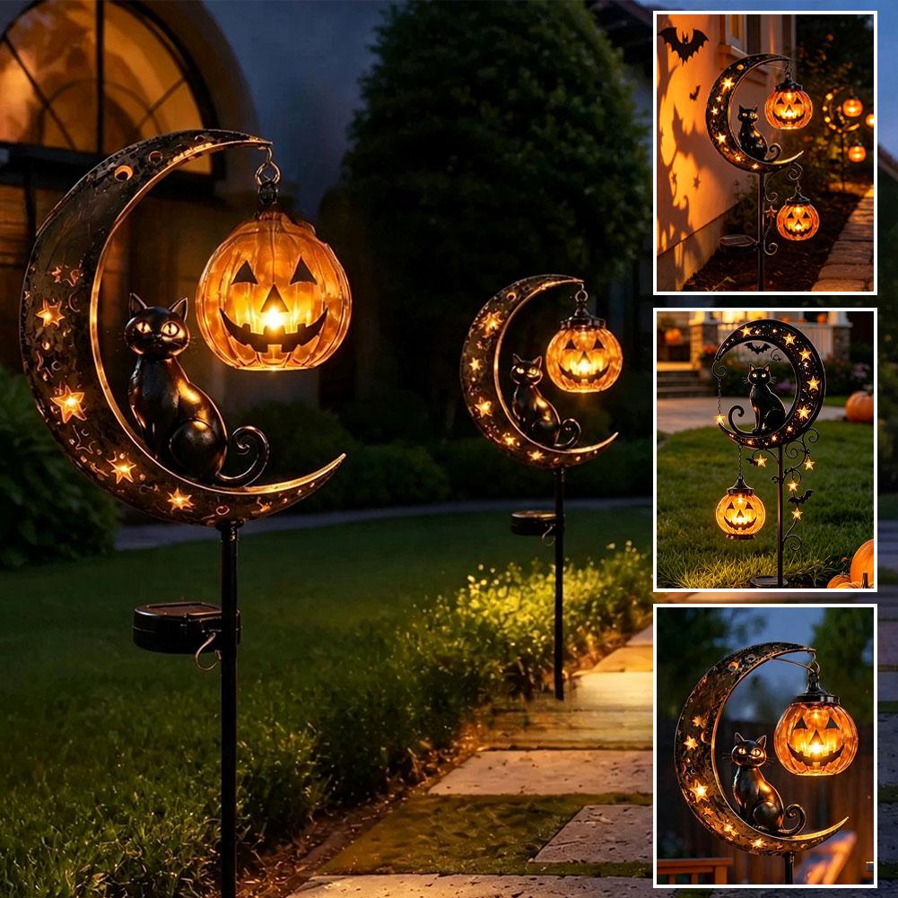 Lámpara de jardín con forma de - Pumpkin Lantern Halloween reseña y precio