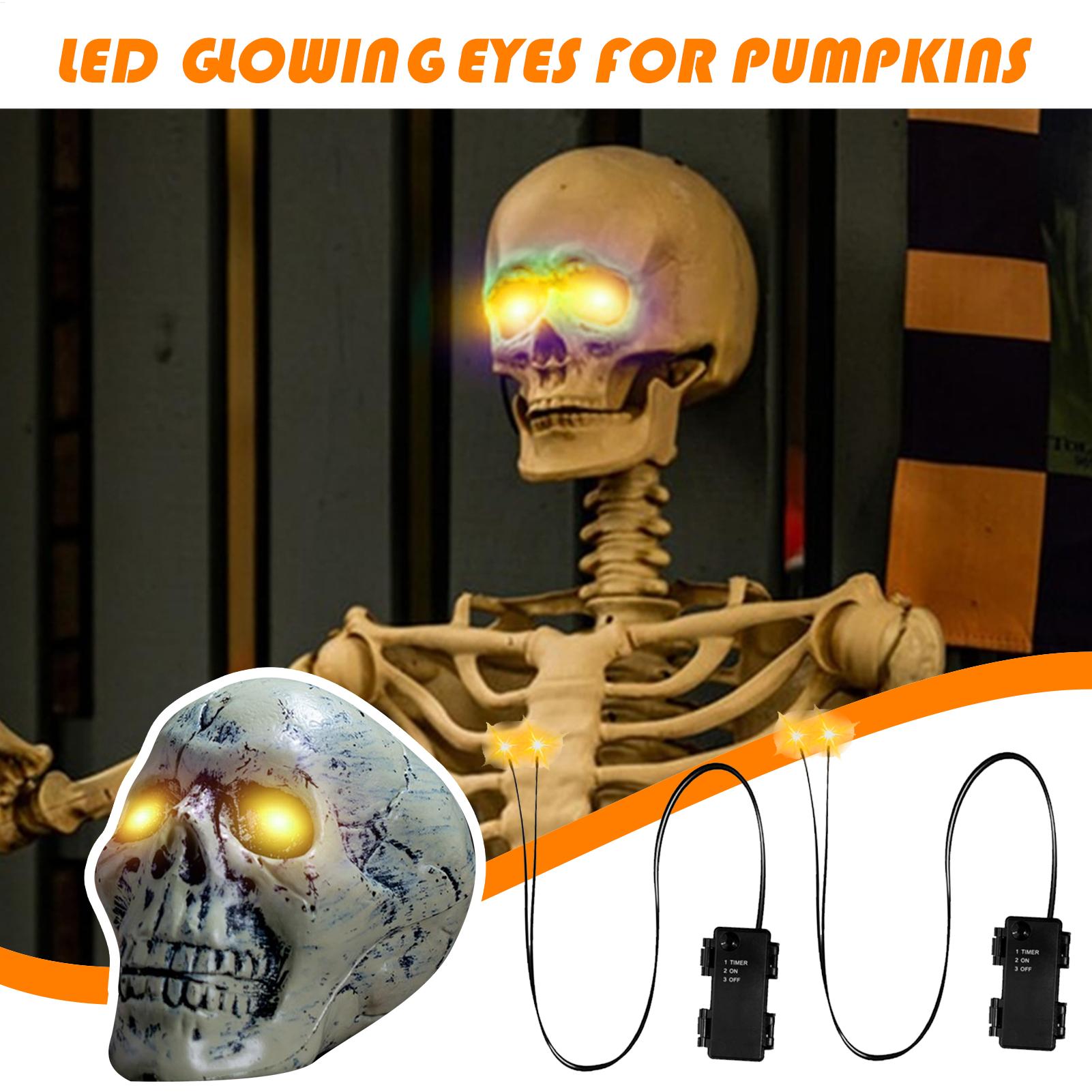Ojos brillantes para Halloween - Halloween Pumpkin Decor Led reseña y precio