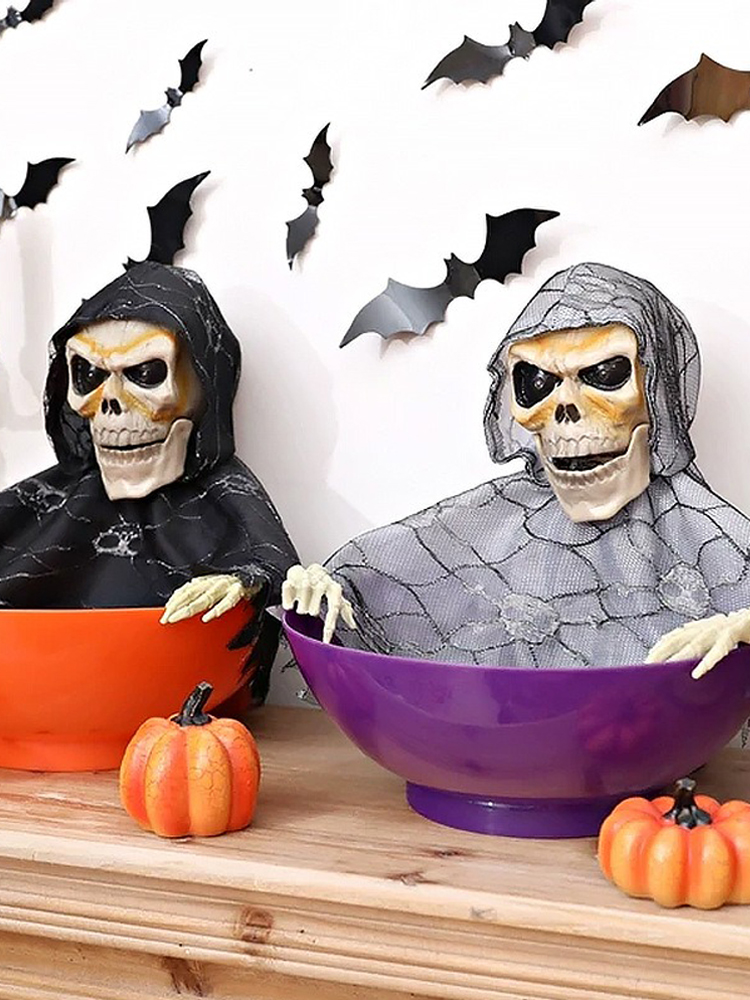 Soporte para Dulces de Grim Re - Halloween Skeleton Decoration reseña y precio