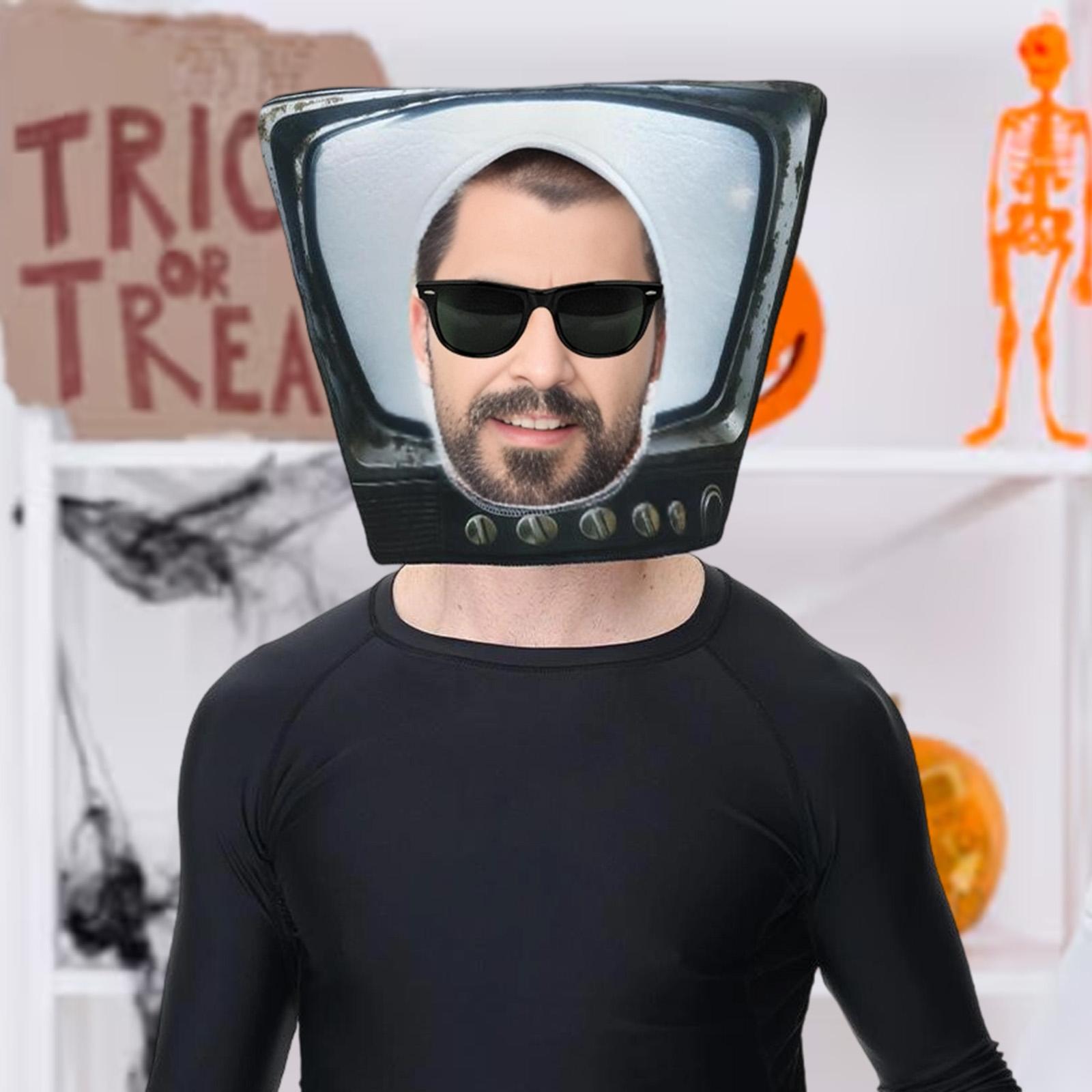 Máscara de TV divertida y orig - Halloween Costume Adult reseña y precio