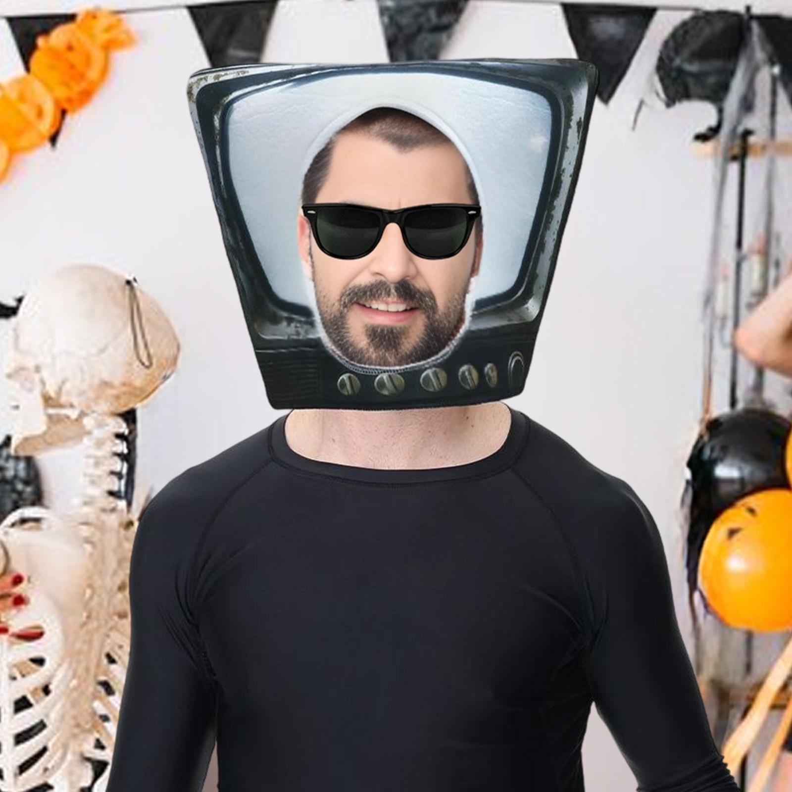 Máscara de TV divertida y orig - Halloween Costume Adult reseña y precio