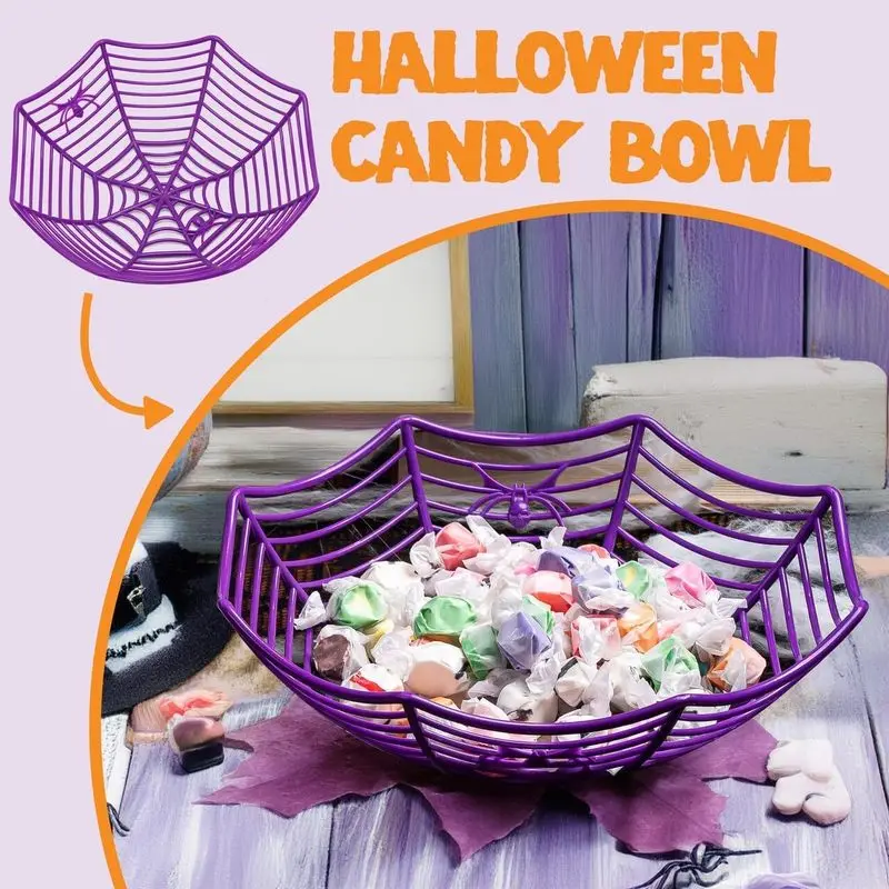 1/3 unidades: cuenco para dulc - Spider Web Halloween Decoration reseña y precio