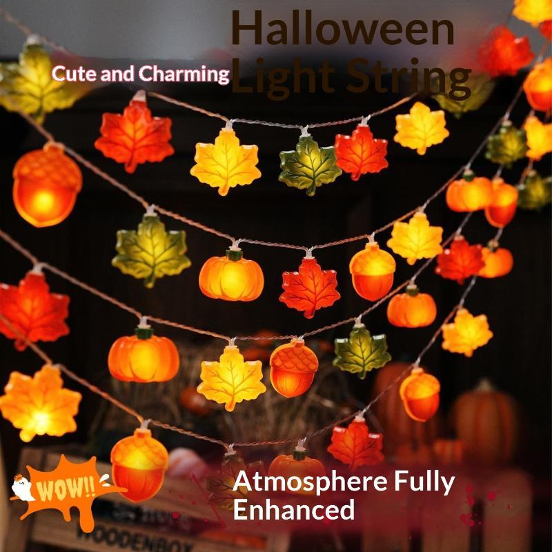 Guirnalda de luces LED de 1,5  - Halloween Pumpkin Decor Led reseña y precio