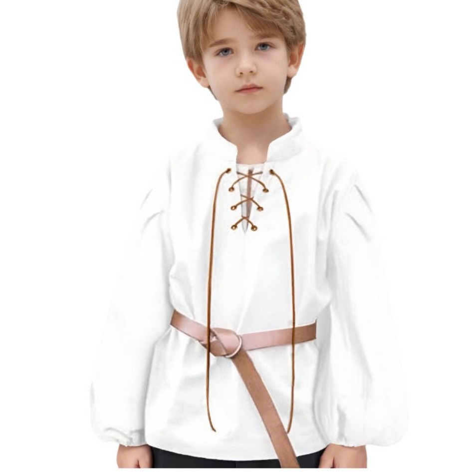 Camisa Pirata Medieval para Ni - Halloween Costume Kids reseña y precio