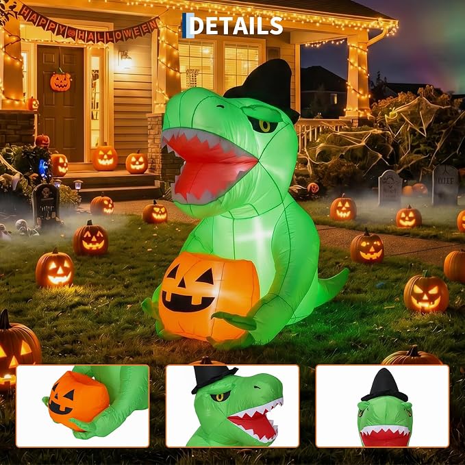 Decoraciones inflables de Hall - Halloween Pumpkin Decor Led reseña y precio