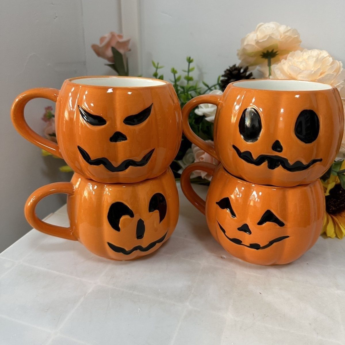 Taza de cerámica con diseño de - Pumpkin Lantern Halloween reseña y precio
