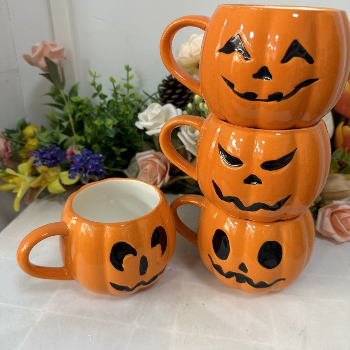 Taza de cerámica con diseño de - Pumpkin Lantern Halloween reseña y precio