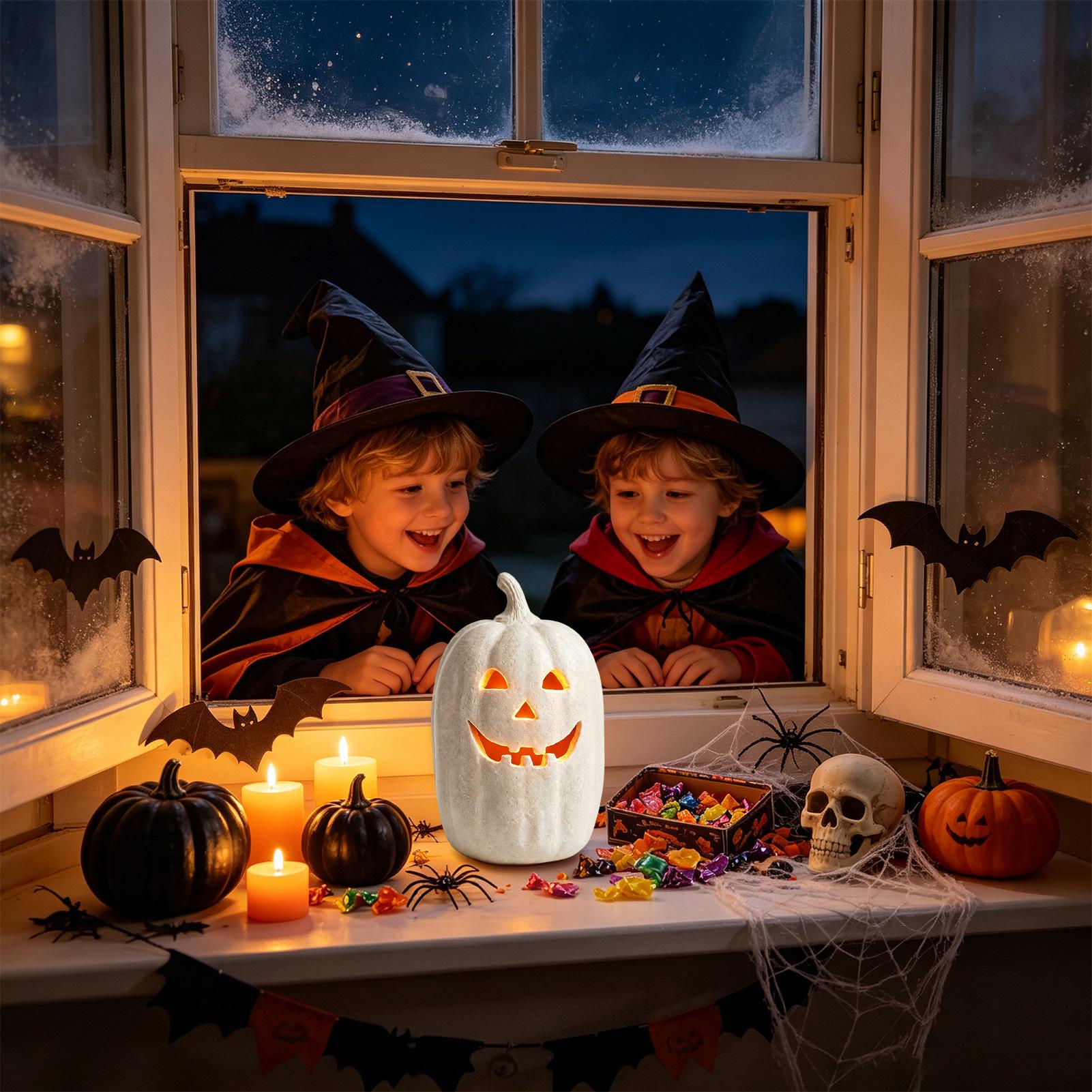 Decoración de calabaza de Hall - Pumpkin Lantern Halloween reseña y precio